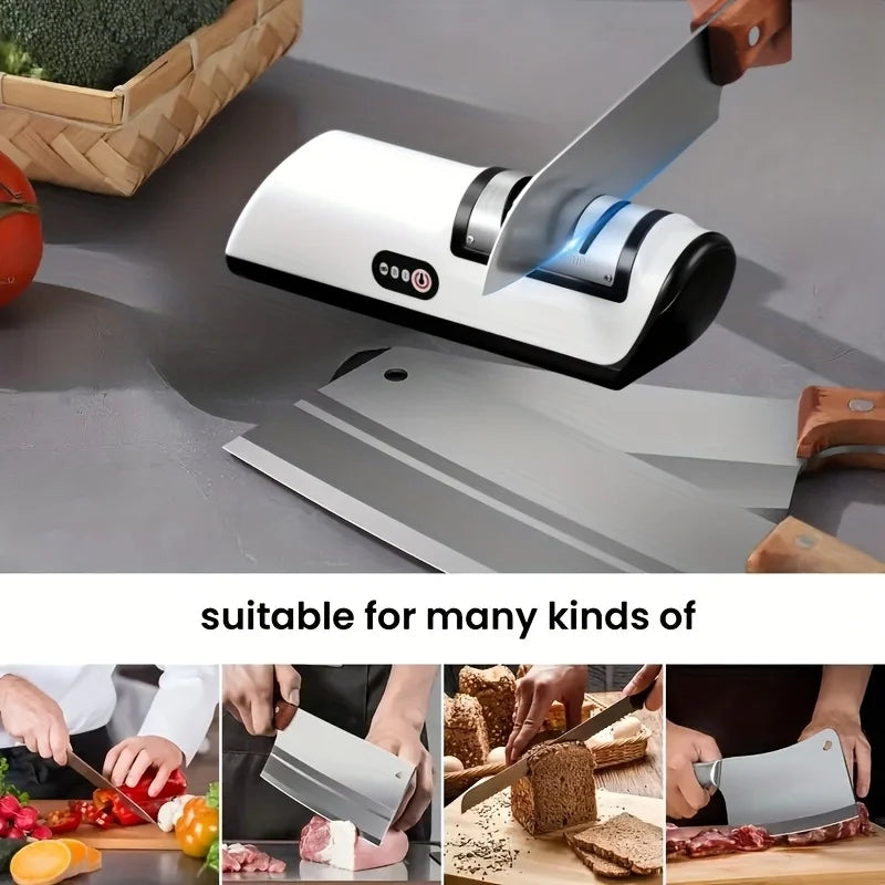 home appliance Kitchen Electric Knife Sharpener Multifunctional Automatic Professional Electric Knife Sharpener Accessories