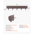 Steel Landscape Edging 5 Pcs 39x4in