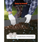 Steel Landscape Edging 5 Pcs 39x4in