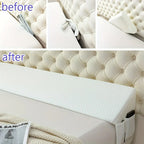 Bed Wedge Pillow - Adjustable 0-7" Gap Filler for Headboard & Mattress/Wall, Backrest, Bed Pillows for Snoring, Spinal Alignment