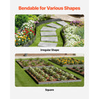 Steel Landscape Edging 5 Pcs 39x4in