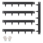 Steel Landscape Edging 5 Pcs 39x4in